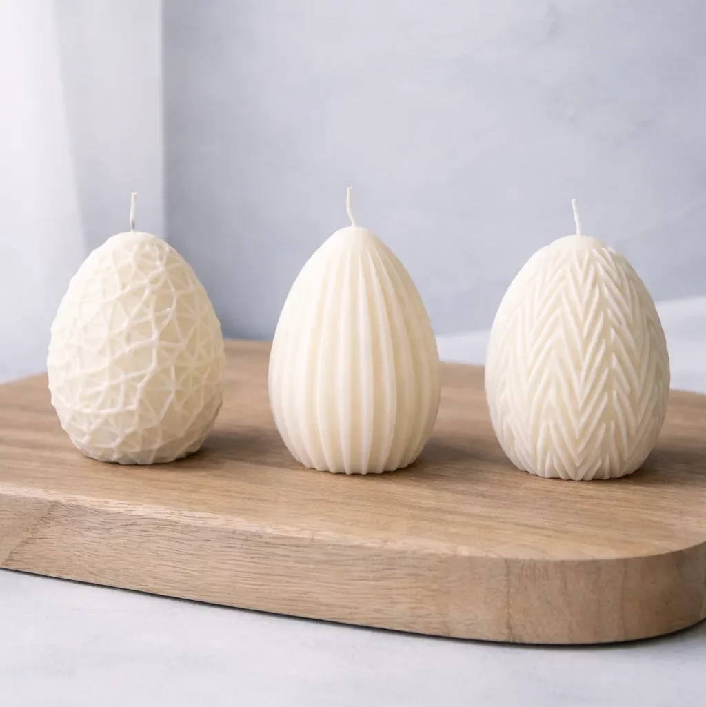 Zestaw świec sojowych w kształcie pisanek Easter box