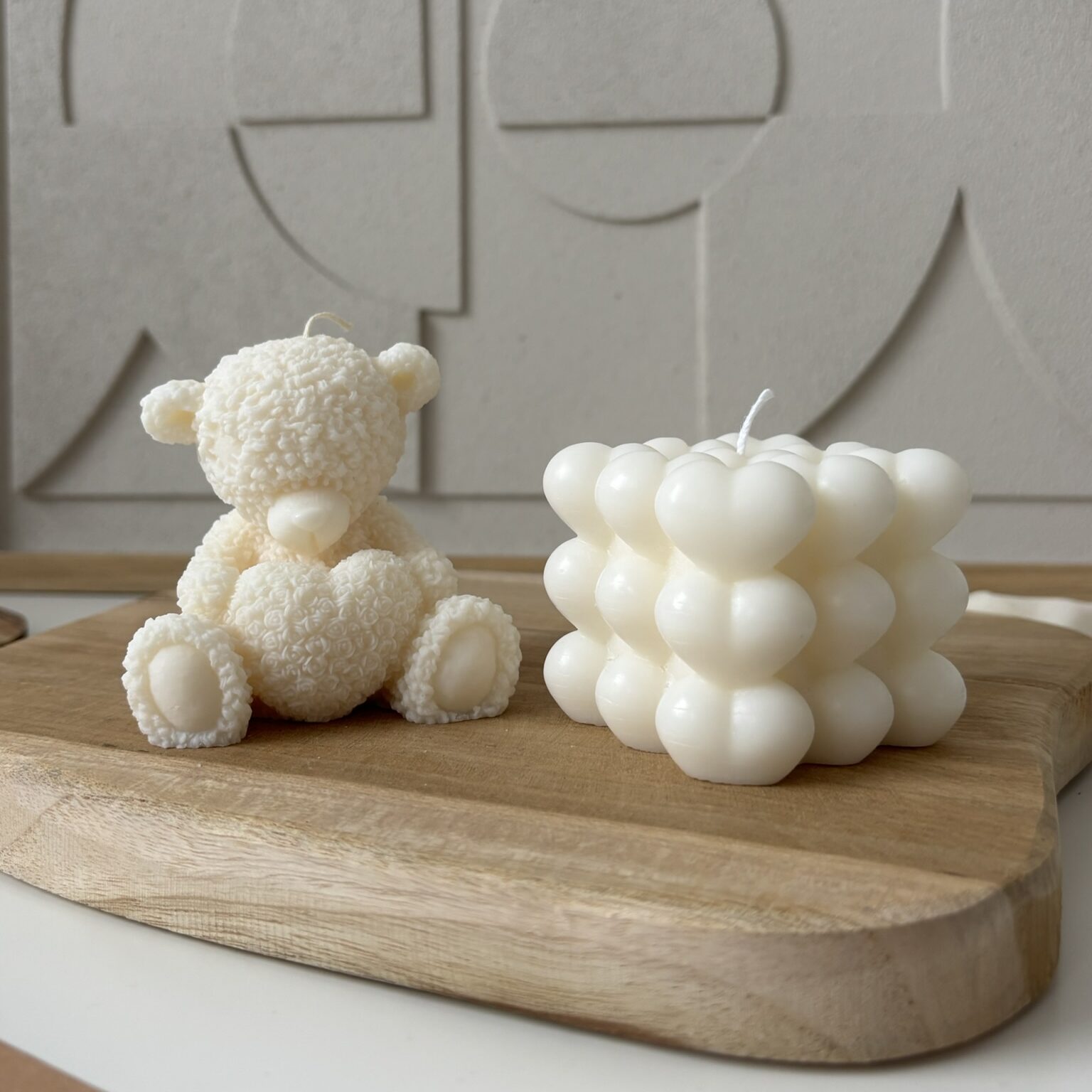 Zestaw świec sojowych Made with love