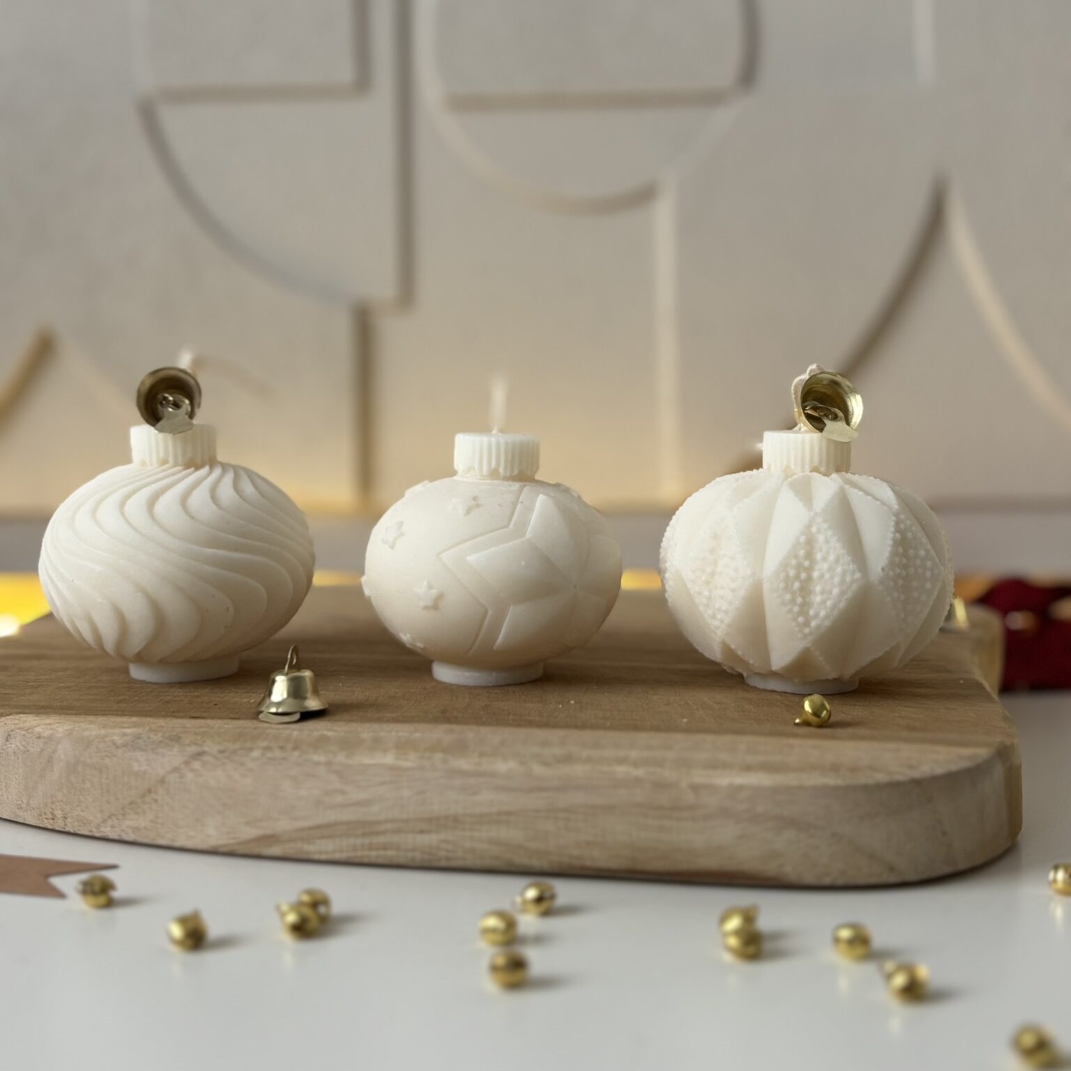 Zestaw świec sojowych Holly Jolly